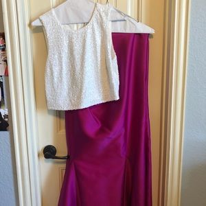 Two Piece Prom Dress